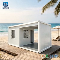 Casa Modulaire Préfabriquée Personnalisée, Portable, Emballage Plat, Transport Facile, Boîte de Soudure Mobile pour Petits Espaces, Démontable