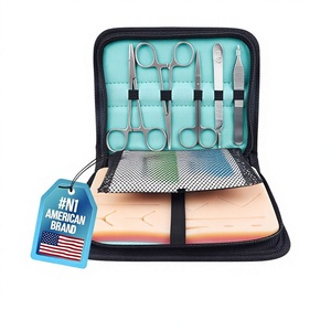 Medical Student Suturing Skin <b>Pad</b> Silicon Suture <b>Pad</b> Instrument Set Teaching Kit Student Training Grip Surgical - Product Image 6
