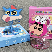 Support de téléphone pliable authentique Shin Chan, support de tablette portable léger de haute qualité pour les appels vidéo/les films/l'apprentissage