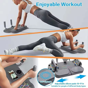 PJ Plank đa chức năng Push-Up Board huấn luyện viên Nhà thiết bị tập thể dục phụ trợ khung cho nam giới ngực bụng tập thể dục ban nhạc - Product Image 3