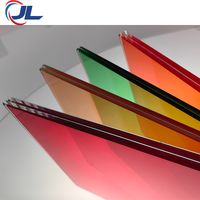 Panel de vidrio templado de 8mm, 10mm, 15mm, ventanas de puerta de vidrio redondo teñido personalizado, cortina de vidrio laminado templado, ducha de pared