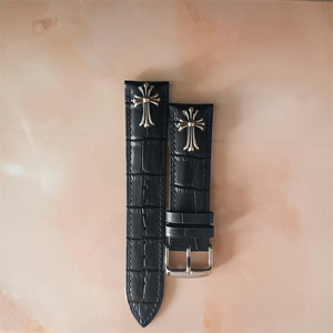 Chrome Heartt lederen band geschikt voor Apple Watch (38/40/41mm) Trendy merkhorloge, verkrijgbaar in maten 42/44/45/49 - Product Image 6