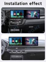 Sistema Android de Navegación GPS para Auto, Reproductor Universal de Doble Pantalla, Radio Estéreo con Carplay para Diferentes Autos, Pantalla Táctil de 20"/23"
