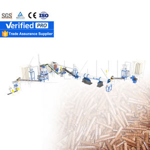 LANE Factory Tallos de algodón Conchas de maní Aserrín Máquina de fabricación de pellets Molino de pellets de madera Línea de producción de pellets de madera de 1 tonelada - Product Image 3