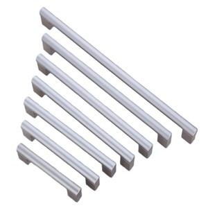Aluminum Alloy Bar Handle 1m <b>Matte</b> <b>Black</b> Cabinet Drawer Wardrobe <b>Door</b> Handle Minimalist Design Durable - Product Image 4