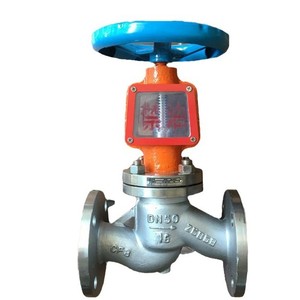 JY41W-16P วาล์วหยุดออกซิเจน DN50 สแตนเลส แบบแมนนวล สำหรับใช้งานกับแก๊ส - Product Image 1