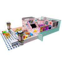 Aire de jeux intérieure sur le thème des jeux vidéo Aoleao, piscine à balles, toboggan, mur d'escalade, piscine à sable, jeux de table pour enfants, jeux souples certifiés CE TUV
