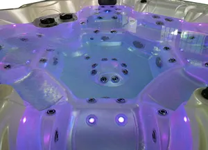 7 Person Massage With Dual Skimmers And Blue Tooth System Outdoor Party Smart Hot Tub