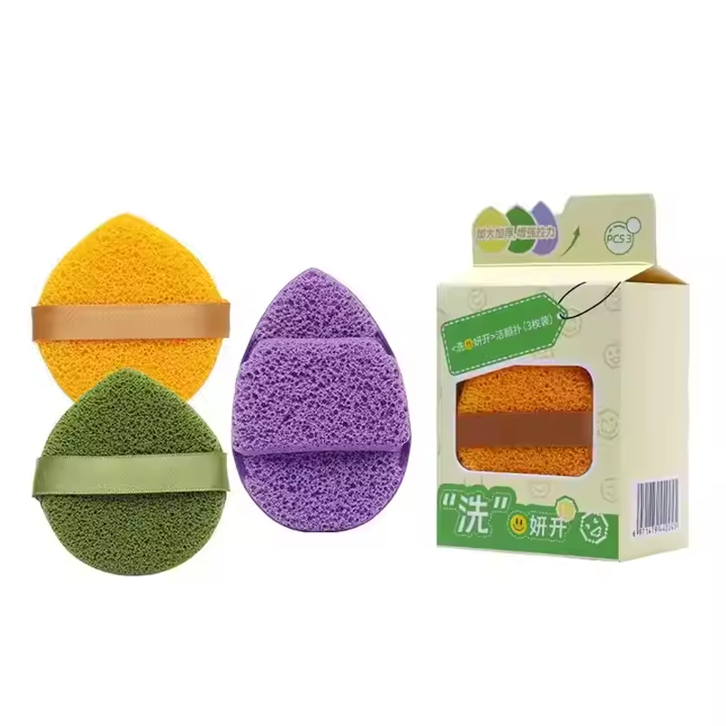 TFAT Professional Compressed Soft Makeup Removal Sponge Natural Cosmetic Spa Sponges for Facial Cleansing Makeup Tools Cleaner