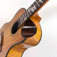 Professional Sakura Inlay Ukulele 23 26 Inch High Gloss Slotted Headstock Concert Tenor Ukelele OEM Factory