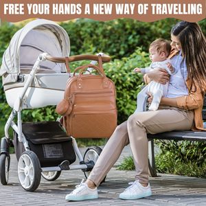 Sac de lit pliable multifonctionnel portable pour maman Capacité de stockage accrue Mise à niveau extérieure transfrontalière pour changer les couches de bébé - Product Image 2