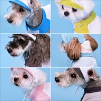 Prêt à être expédié, en stock |   Casquette de refroidissement pour animaux de compagnie, protection UV, nylon, réglable, tailles S et M, OEM ODM, prête à être expédiée, haute qualité