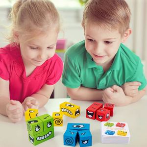 Kids Pattern Matching Educational Face Changing Magic Square <b>Puzzle</b> Toy Cube Game - Product Image 3