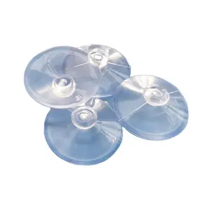 Großhandel transparente PVC Pilz Kopf Sauger