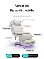Nouveau Lit d'Esthétique Médicale Haut de Gamme 2026 en PVC, Pliable, Électrique, pour Salon de Beauté et Extension de Cils