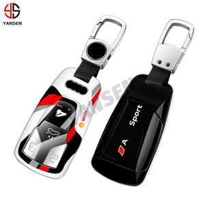 Étui de protection pour <span class=keywords><strong>clé</strong></span> de voiture RS Racing Style pour A4 Q5 A3 A6 A5 Q7, coque de protection pour <span class=keywords><strong>clé</strong></span> intelligente avec <span class=keywords><strong>porte</strong></span>-clés <span class=keywords><strong>sport</strong></span> - Product Image 6