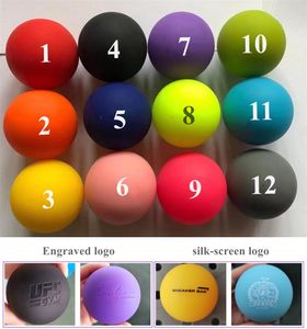 Benutzer definiertes Logo Silikon kautschuk <span class=keywords><strong>Massage</strong></span> Lacrosse Balls Trigger Point Therapy <span class=keywords><strong>Massage</strong></span> <span class=keywords><strong>ball</strong></span> - Product Image 2