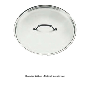 Stainless Steel <b>Lid</b> Ø 60 cm Paderno - Product Image 3