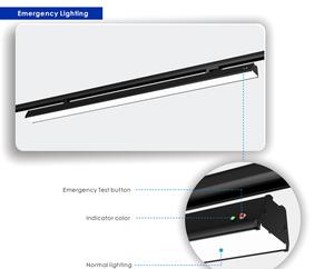High Lumen 190LM/W 95RA Pendant LED Linear <b>Light</b> Seamless Linkable for Supermarket Shop Store DALI Emergency Function - Product Image 3