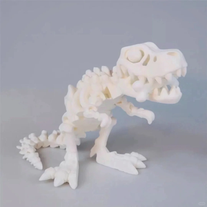 Figurine de Tyrannosaurus Rex imprimée en 3D, personnalisable, articulations mobiles, modèle d'animal articulé, jouet de décoration de bureau - Product Image 3