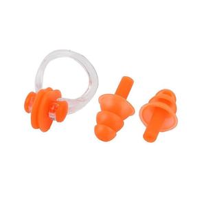 Bouchons d'oreilles de natation en Silicone, boîte de protection pour les oreilles et le nez, Clip, étanche, 1 ensemble - Product Image 3