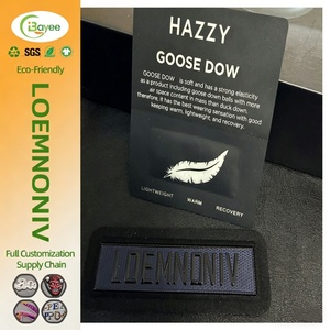 Heavy-Duty 100°C Wash Design Brand Name embossed labels clothing silicone patch letter Printing garment labels for Clothes - Product Image 1