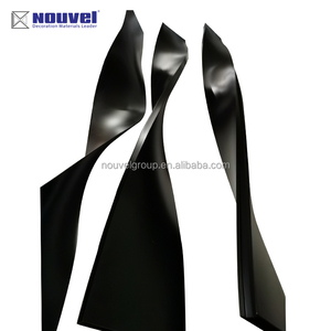 Nouvel vật liệu xây dựng 3D tường trang trí nội thất kim loại trừu tượng gạch nhôm sóng cá Quy mô dòng trang trí nhôm Panel tường - Product Image 6