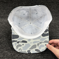 Casquette de baseball unisexe en tissu Oxford à pois, personnalisable, style Richardson 256, forme sportive, non structurée, 5 panneaux, fermeture snapback
