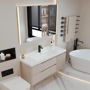 Meuble de salle de bain suspendu en contreplaqué pour la vente en gros - Product Image 2