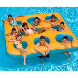 Piscine gonflable géante en PVC 228*228*38 CM pour 9 adultes ou enfants, pour la baignade en piscine, la plage, le jeu en plein air avec des amis - Product Image 2