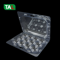 Boîte personnalisée pour balles de golf en plastique Taly D0114, emballage en blister transparent en PVC avec couvercle, 200 pièces/carton, autre cadeau
