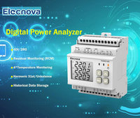 Precio de fábrica inalámbrico LoRa 868 Modbus-RTU 4 detección de temperatura medición histórica 16000 Uds Analizador de potencia de almacenamiento de datos