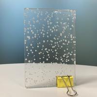 Feuille de bulle acrylique 3mm Feuille acrylique transparente décorative pour bâtiment
