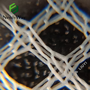 100 Polyester Quadrangle Lưới Vuông Lưới Warp Dệt Kim Vải Cho Trái Cây Hoặc Túi Mua Sắm - Product Image 2