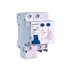 Guardwell thương hiệu GB1L-63-1P + N 230V 6kA RCCB dư ngắt mạch hiện tại cho điện