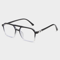 81353 Lunettes de vue rondes anti-lumière bleue personnalisées en TR90, bloquant la lumière bleue des écrans d'ordinateur