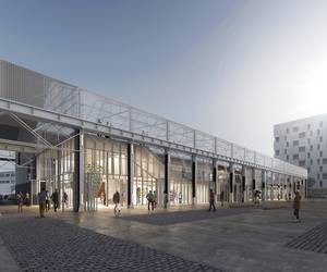 Entrepôt industriel moderne préfabriqué à faible coût, structure en acier, bâtiment métallique pour bureau - Product Image 1