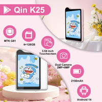 Teléfono Inteligente QIN K25 2G 3G 4G LTE Red Global, Procesador Helio G81, 4GB RAM, 128GB Almacenamiento, Cámara Dual, Android 14