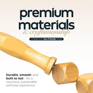 ODM OEMウッドセラピー木製ボディマッサージキットツールバックマッサージャーセラピーウッドセット - Product Image 3