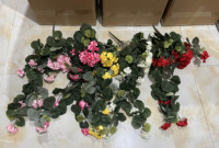 Cross border bunga begonias rotan buatan Penjualan laris liontin dekorasi tanaman buket gantung