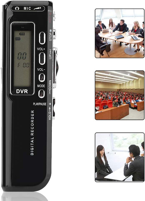 USB Professional 8GB 16GB 32GB Voice Recorder 96 Hours Dictaphone With WAV MP3 Player Digital Audio Voice Interview Record PQ137