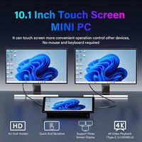Komputer Mini Layar Sentuh 10,1 inci Berbasis Windows 11 Pro, Dirancang untuk Produktivitas Tanpa Hambatan, Prosesor Intel N5095 Generasi ke-12