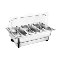 Matériel de maintien au chaud et de présentation pour la restauration commerciale : Réchauds de buffet électriques en acier inoxydable, Bain-marie, Chauffe-plats