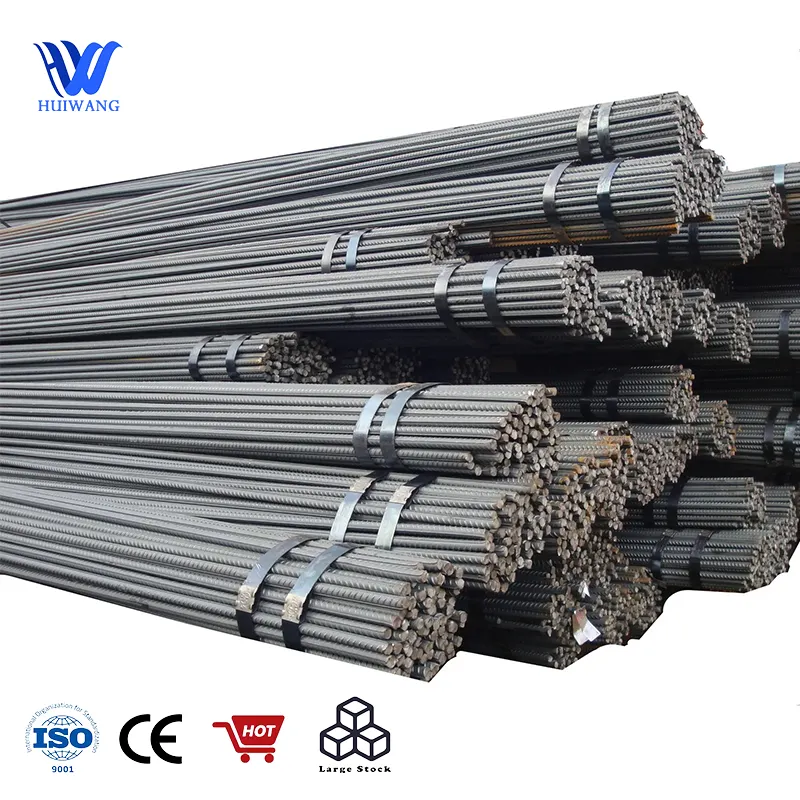 Hrb400 Hrb500 Deformed Iron Bar Steel Bar Construction 6mm 8mm 10mm Rebars Coiled Steel Rod