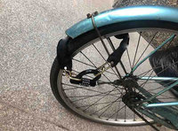 Vente en gros d'usine, cadenas antivol pour vélo en forme de fer à cheval, en alliage de zinc, résistant à l'usure, avec code à 4 chiffres, mini et portable