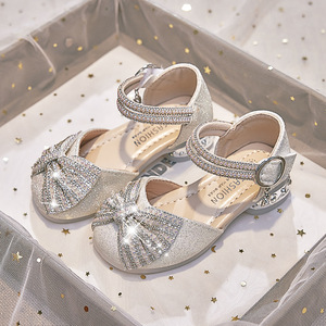 <span class=keywords><strong>Scarpe</strong></span> da Principessa per Bambine all'Ingrosso, Nuovo Stile <span class=keywords><strong>con</strong></span> Suola Morbida e <span class=keywords><strong>Tacco</strong></span> Alto, Sandali da Festa, <span class=keywords><strong>Scarpe</strong></span> <span class=keywords><strong>con</strong></span> Cristalli per Compleanno - Product Image 2