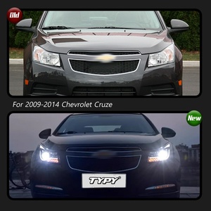Conjunto de Faros Delanteros para Automóvil, Faro Láser Modificado, Lente LED de Doble Luz, Luz Diurna LED para Cruze 2009-2014 - Product Image 2