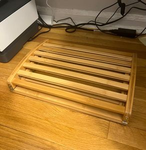 Reposapiés de Bambú Ajustable Debajo del Escritorio con 3 Ángulos para Ajustar la Altura, Reposapiés de Oficina para Debajo del Escritorio en el Trabajo, Reposapiés de Madera - Product Image 5