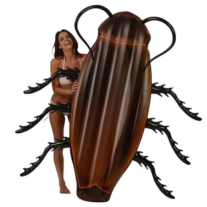 Galleggiante Gonfiabile a Forma di Scarabeo in PVC Ecologico Personalizzato con Logo Colorato per Piscina, Spiaggia, Divertimento Acquatico Estivo per Adulti, Dimensioni Personalizzabili per Feste - Product Image 2