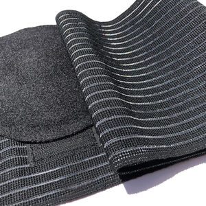 Algodão preto Hérnia Protetora Suporte Cinto Almofada de Compressão Ajustável Umbilical Hérnias Inguinais Respirável Baixo Perfil Dor - Product Image 3